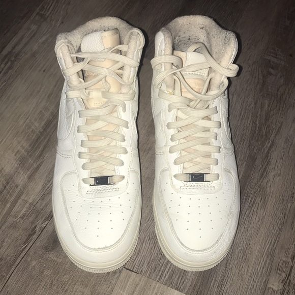 Nike Air Force 1 High Sculpt Sail white sneakers size 10women/size 8.5 men - Picture 3 of 9